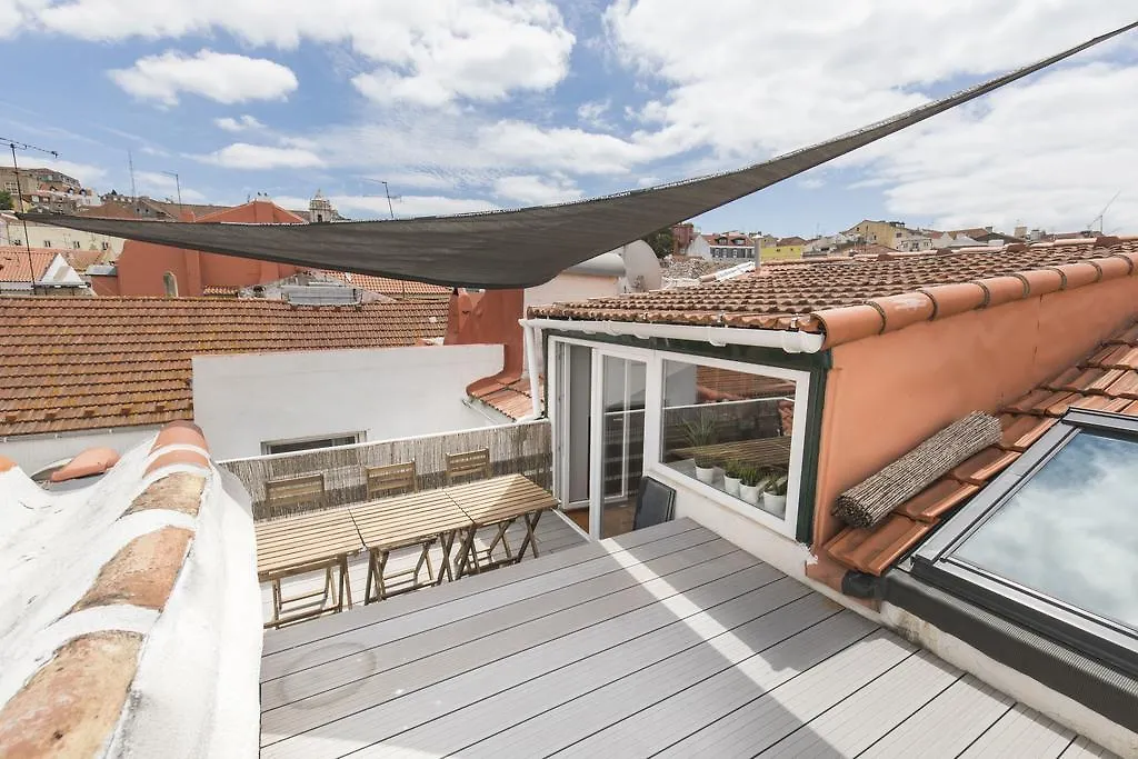Lovelystay Rooftop Duplex In Sao Bento Lissabon